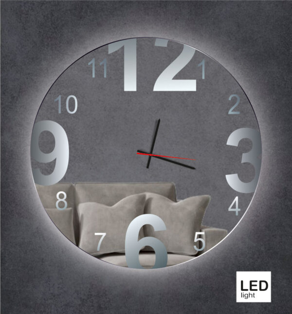Wall clock mirror - TIME-A - Image 3