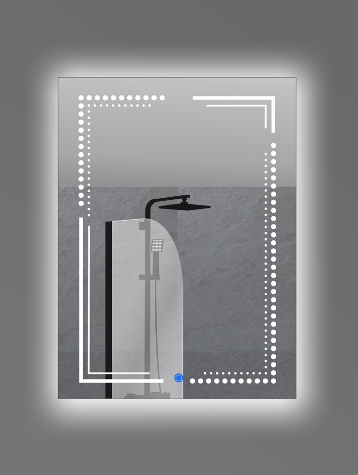 Καθρέπτης μπάνιου  κρεμαστός με led