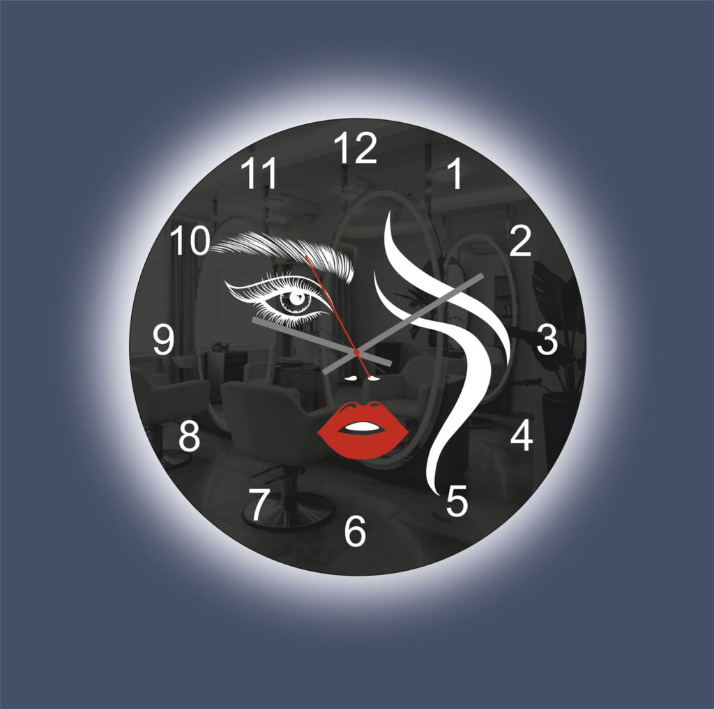 Αναδείξτε τον χώρο σας με τα φωτιζόμενα ρολόγια τοίχου με καθρέπτη, ιδανικά για διακόσμηση σε σαλόνια, ξενοδοχεία, RBNB, κομμωτήρια και στούντιο αισθητικής.