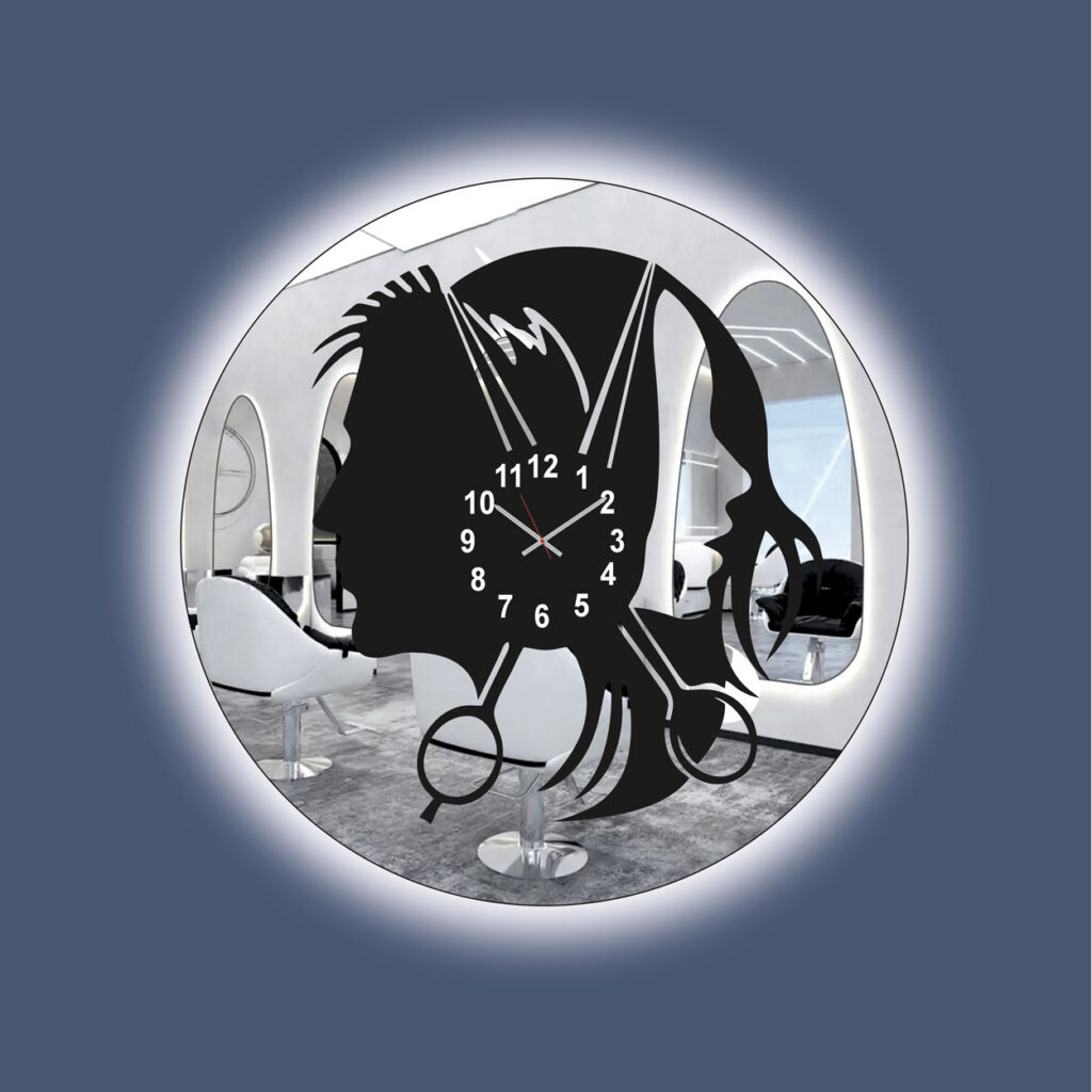 Αναδείξτε τον χώρο σας με τα φωτιζόμενα ρολόγια τοίχου με καθρέπτη, ιδανικά για κομμωτήρια και στούντιο αισθητικής. Συνδυάζουν μοντέρνο σχεδιασμό, πρακτικότητα και εντυπωσιακό φωτισμό, προσφέροντας ένα κομψό στοιχείο διακόσμησης που τραβά τα βλέμματα και προσφέρει απόλυτη λειτουργικότητα.